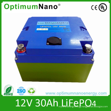 CE Approval LiFePO4 Battery 12V 30 Ah UPS Battery